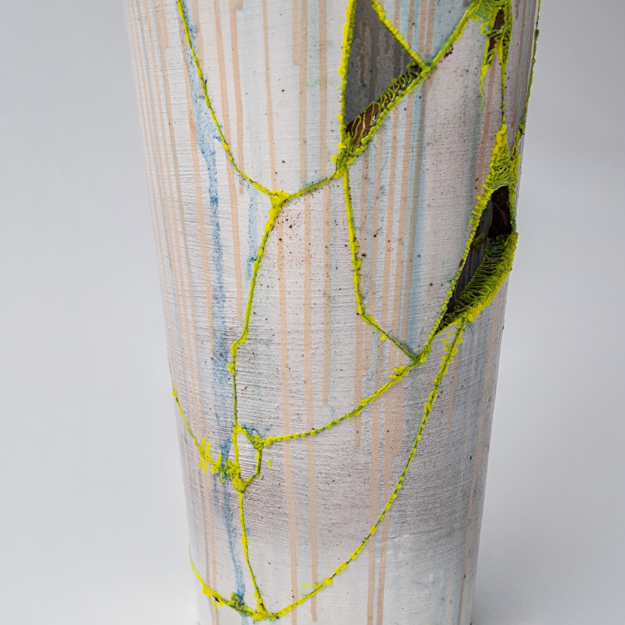 Fractured Tall Vase