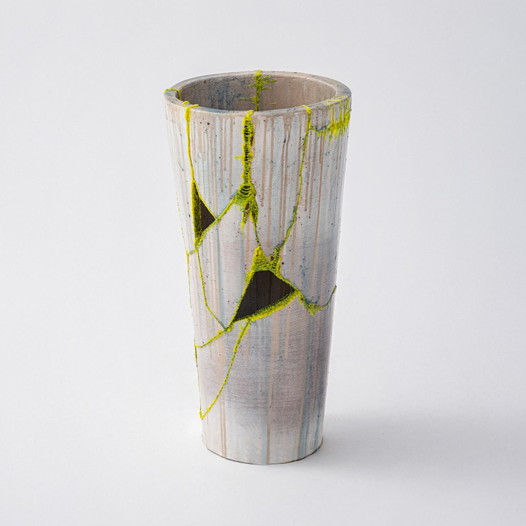 Fractured Tall Vase