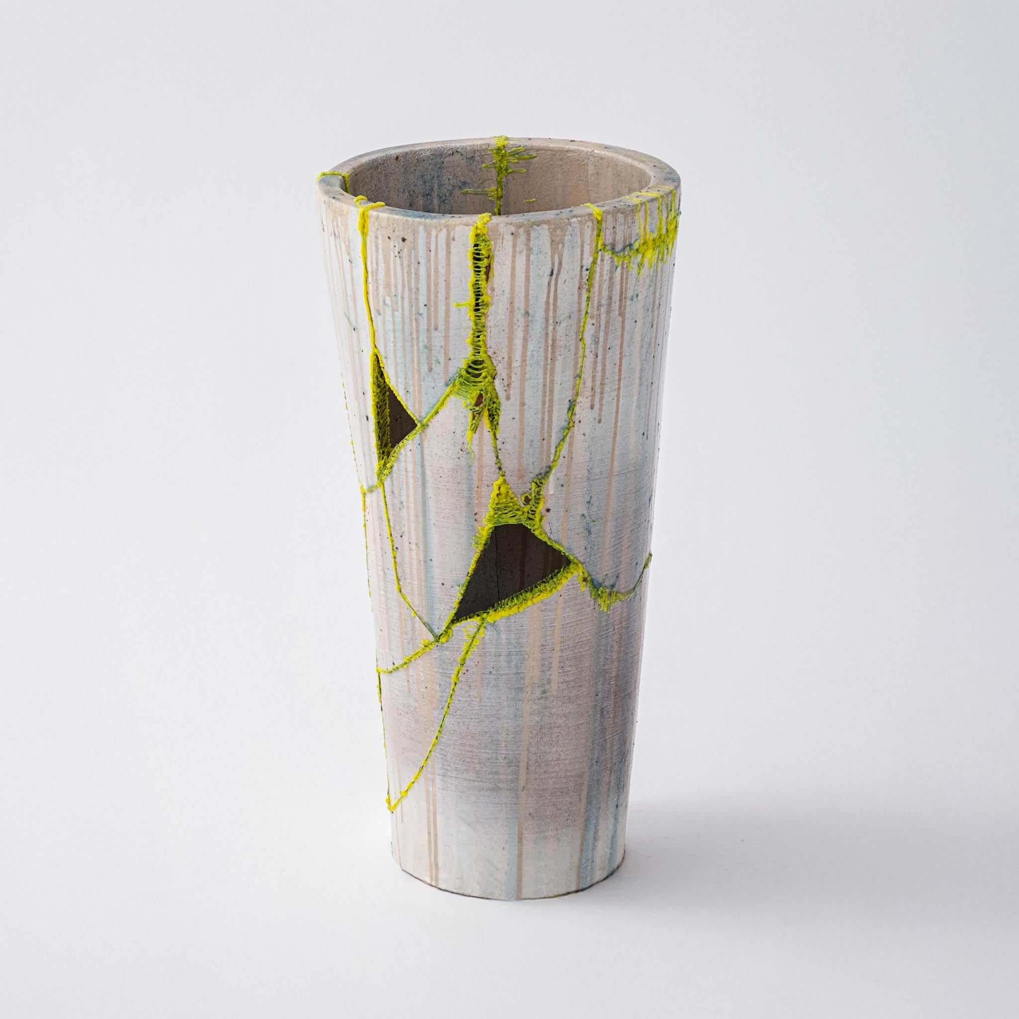 Fractured Tall Vase